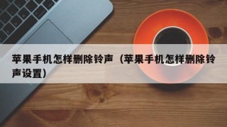苹果手机怎样删除铃声（苹果手机怎样删除铃声设置）